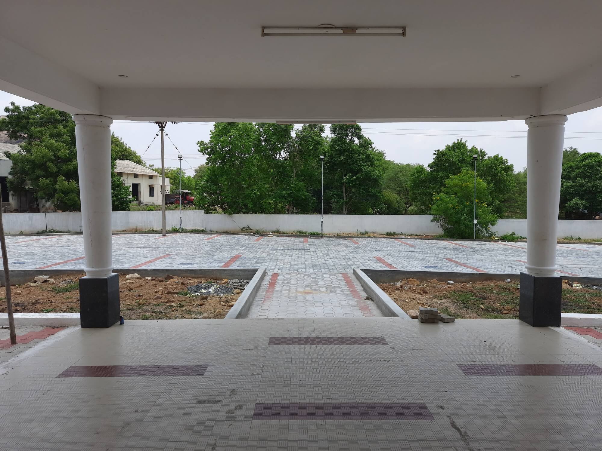 Entrance to Hall